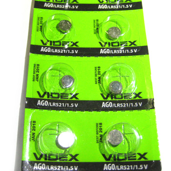 Батарейка AG0/LR521 Videx 1.5V
