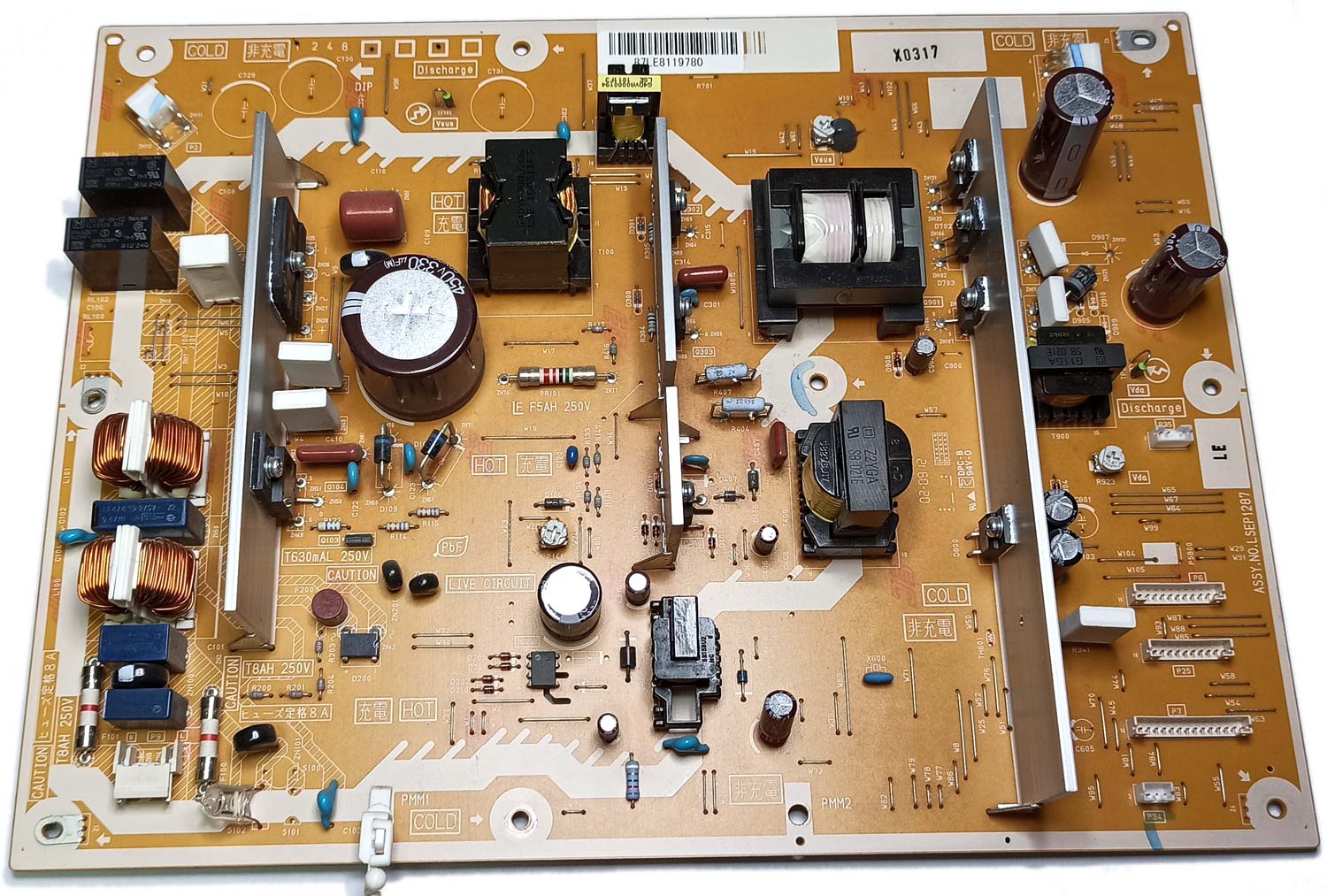 Блок питания ТВ Panasonic LSJB1287-12 (TX-PR42C2)