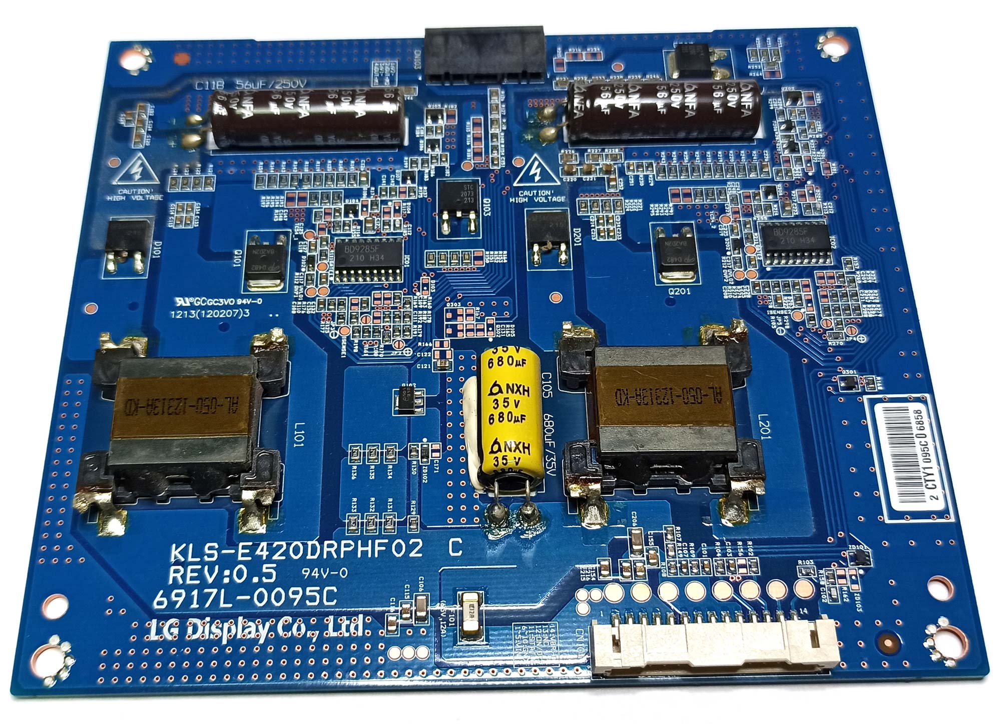 Контроллер светодиодной подсветки ТВ LG KLS-E420DRPHF02 rev.0.5