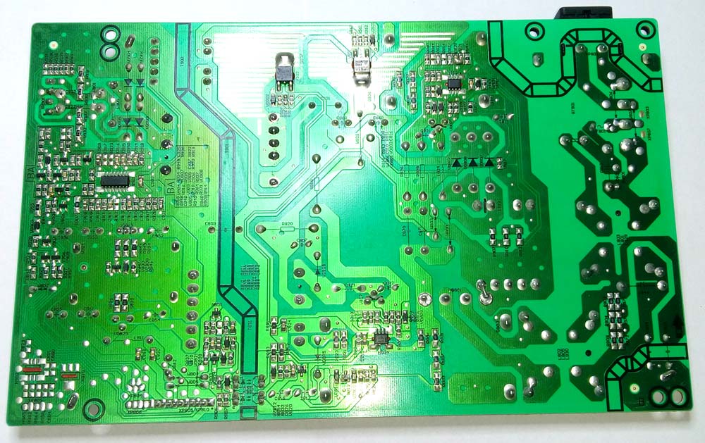 Блок питания + контроллер LED ТВ Hisense HLL-4855WQ