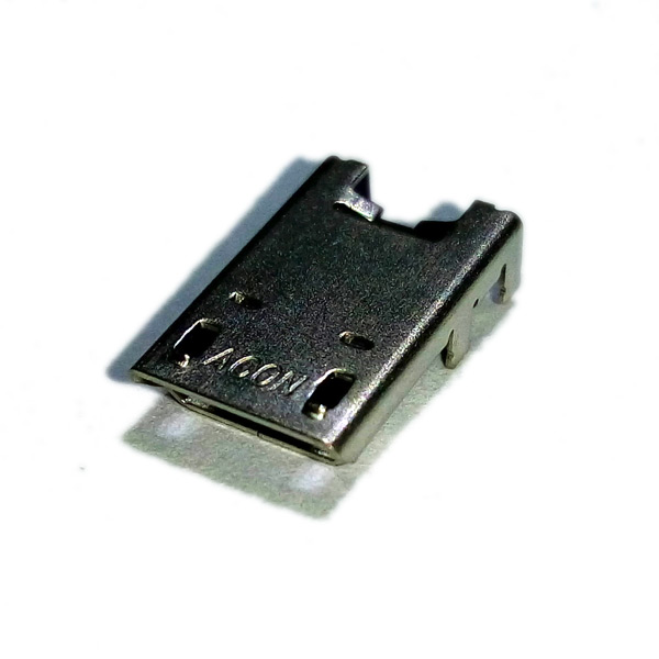 Гнездо microUSB (5pin) SMD на плату MC280