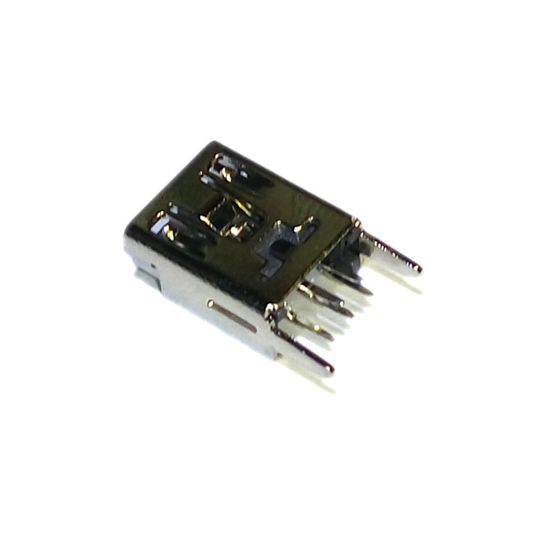 Гнездо miniUSB на плату (вертикальное)