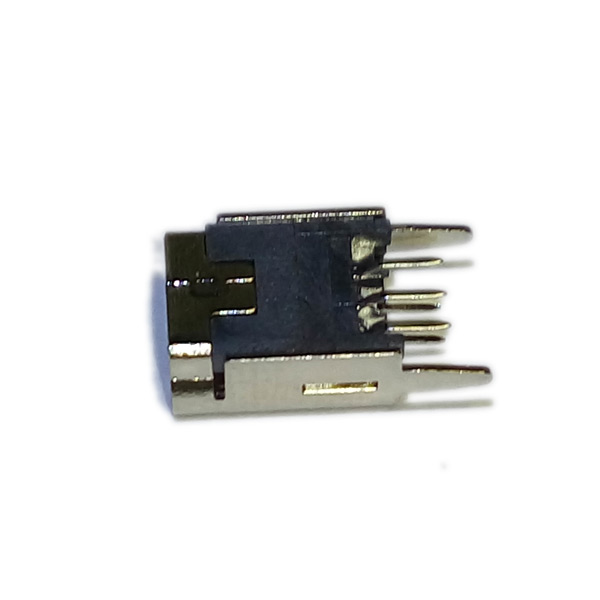 Гнездо miniUSB на плату (вертикальное)