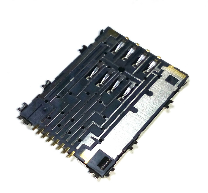 Держатель SIM карты, на плату, 8 pin, Samsung P7500