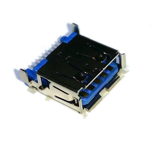 Гнездо USB3.0 для ноутбуков, торцевое