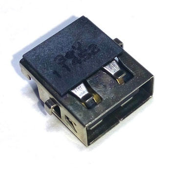 Разъём USB тип A на плату (для ноутбуков HP G6 / Lenovo)