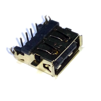 Разъём USB тип A на плату (для ноутбуков)