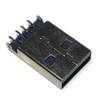 Разъём USB тип A на плату (утопленный) SMD