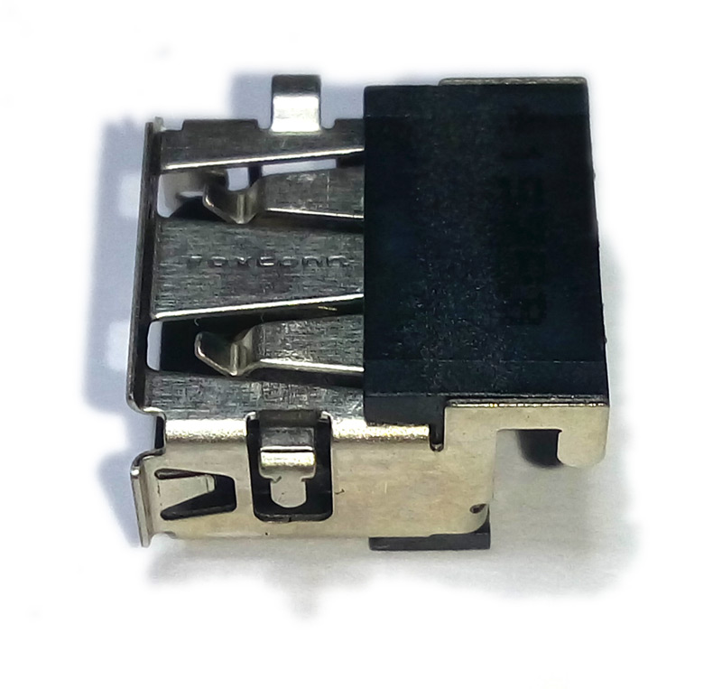 Разъём USB тип A на плату, утопленный (US067)
