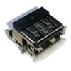 Разъём USB тип A на плату, утопленный (US067)