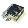 Разъём USB тип A угловой вертикальный на плату, короткий