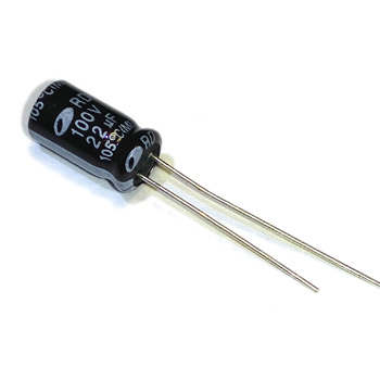 Конденсатор эл. 22.0 / 100v Samwha RD