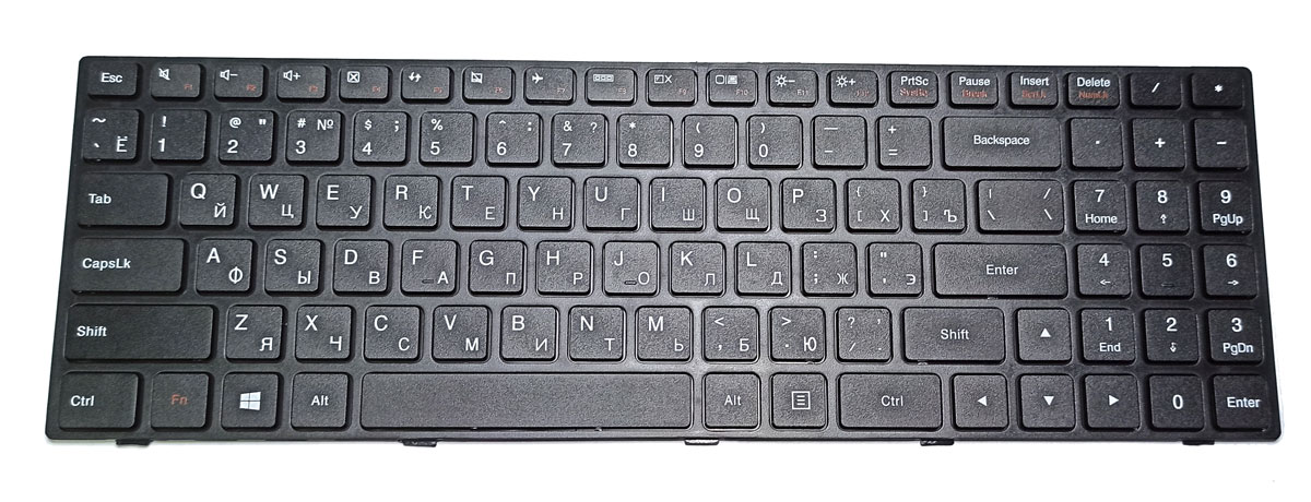 Клавиатура для ноутбука Lenovo (100-15IBY / B50-10) RUS, черная
