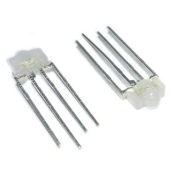 Светодиод RGB 3мм 4-pin (матовый)
