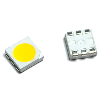 Светодиод белый SMD 5050 (PLCC6)