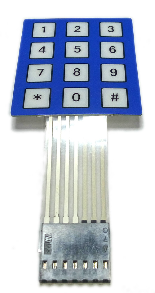Клавиатурный модуль 3 x 4, мембранный
