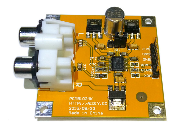 Модуль аудио DAC I2S PCM5102A