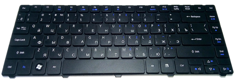 Клавиатура для ноутбука E.Machines (D440 / D640) RUS, черная