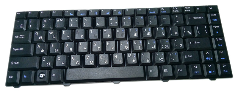 Клавиатура для ноутбука ACER (D520/D725/NV4000) RUS, черная