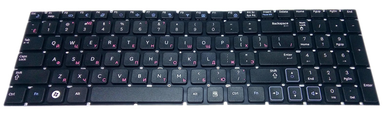 Клавиатура для ноутбука SAMSUNG (RV509 / RV518) RUS, black